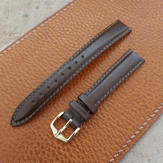 14mm Ladies Hirsch Brumby Brown Leather Watch Strap