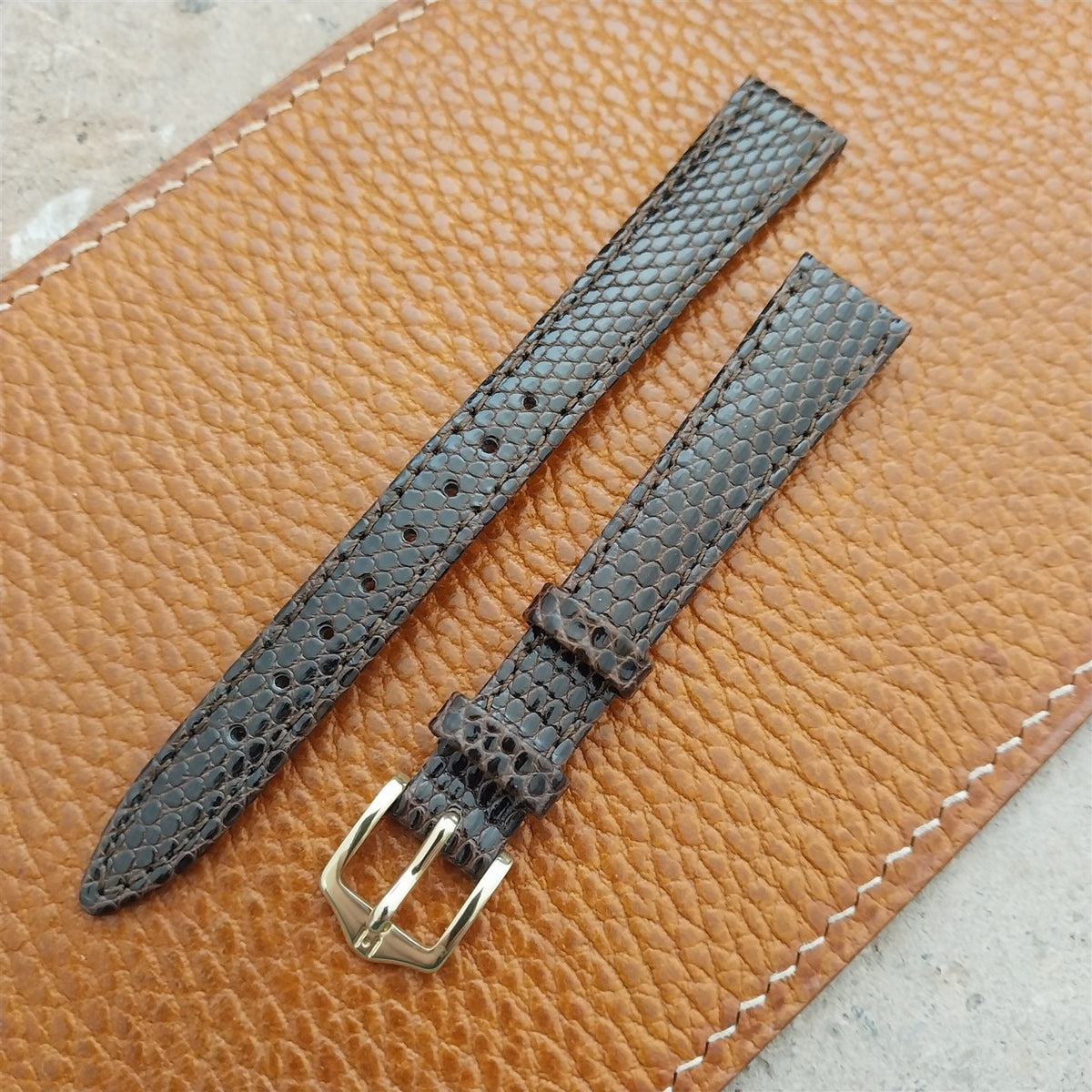 13mm Ladies Hirsch Lizard Watch Strap