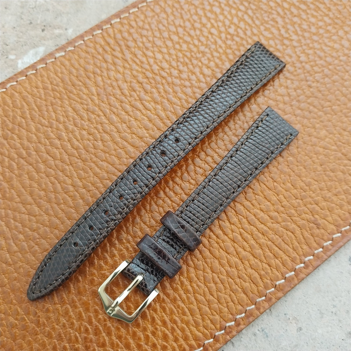 13mm Ladies Hirsch Lizard Watch Strap
