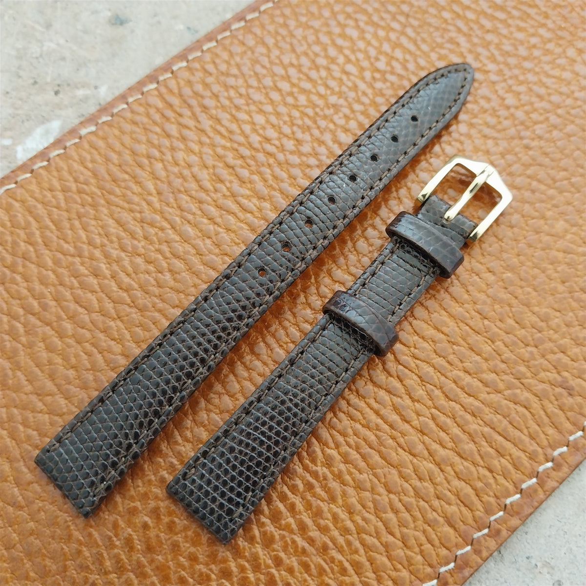 13mm Ladies Hirsch Lizard Watch Strap
