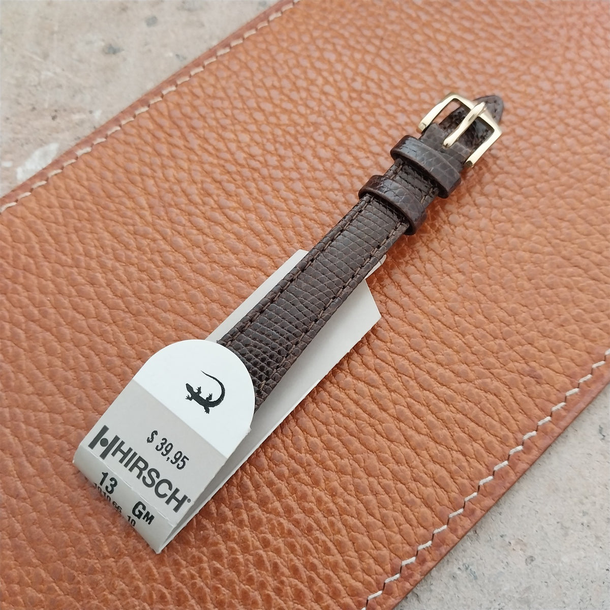13mm Ladies Hirsch Lizard Watch Strap