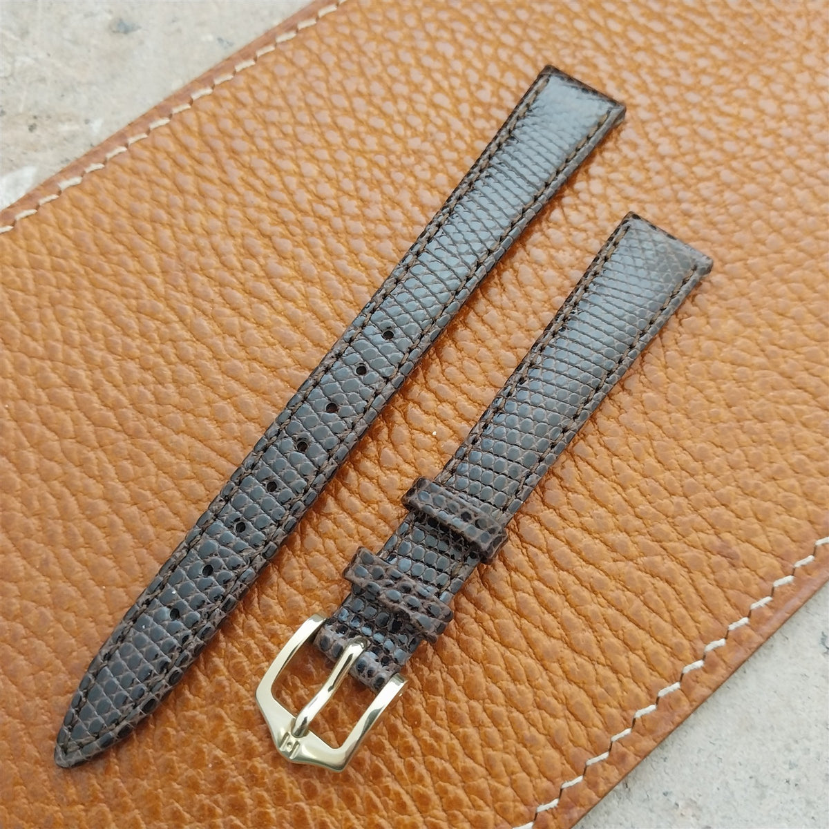 13mm Ladies Hirsch Lizard Watch Strap