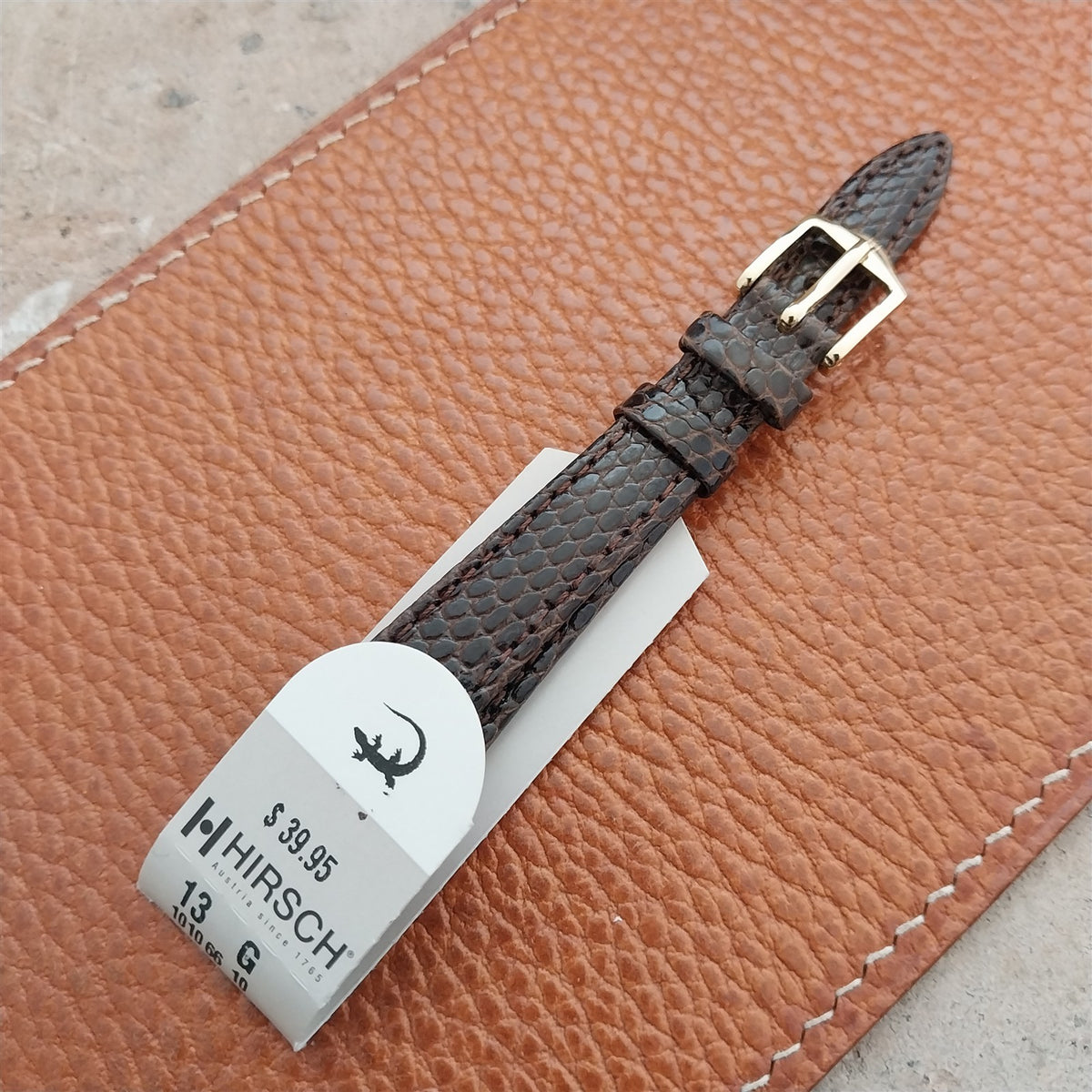 13mm Ladies Hirsch Lizard Watch Strap