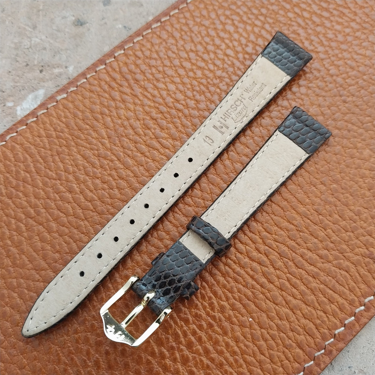 13mm Ladies Hirsch Lizard Watch Strap