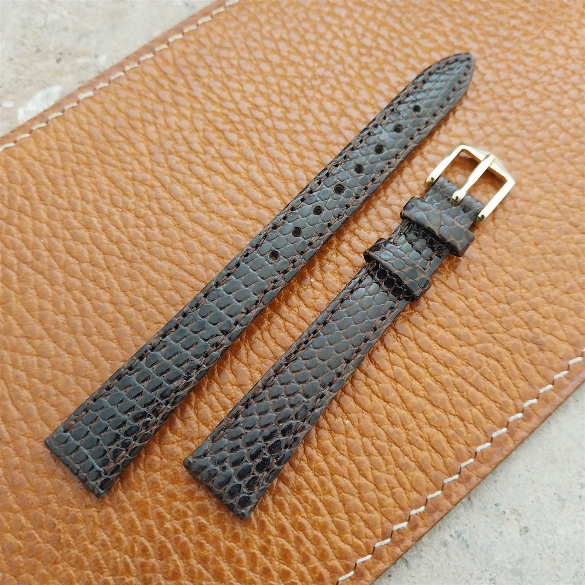 13mm Ladies Hirsch Lizard Watch Strap