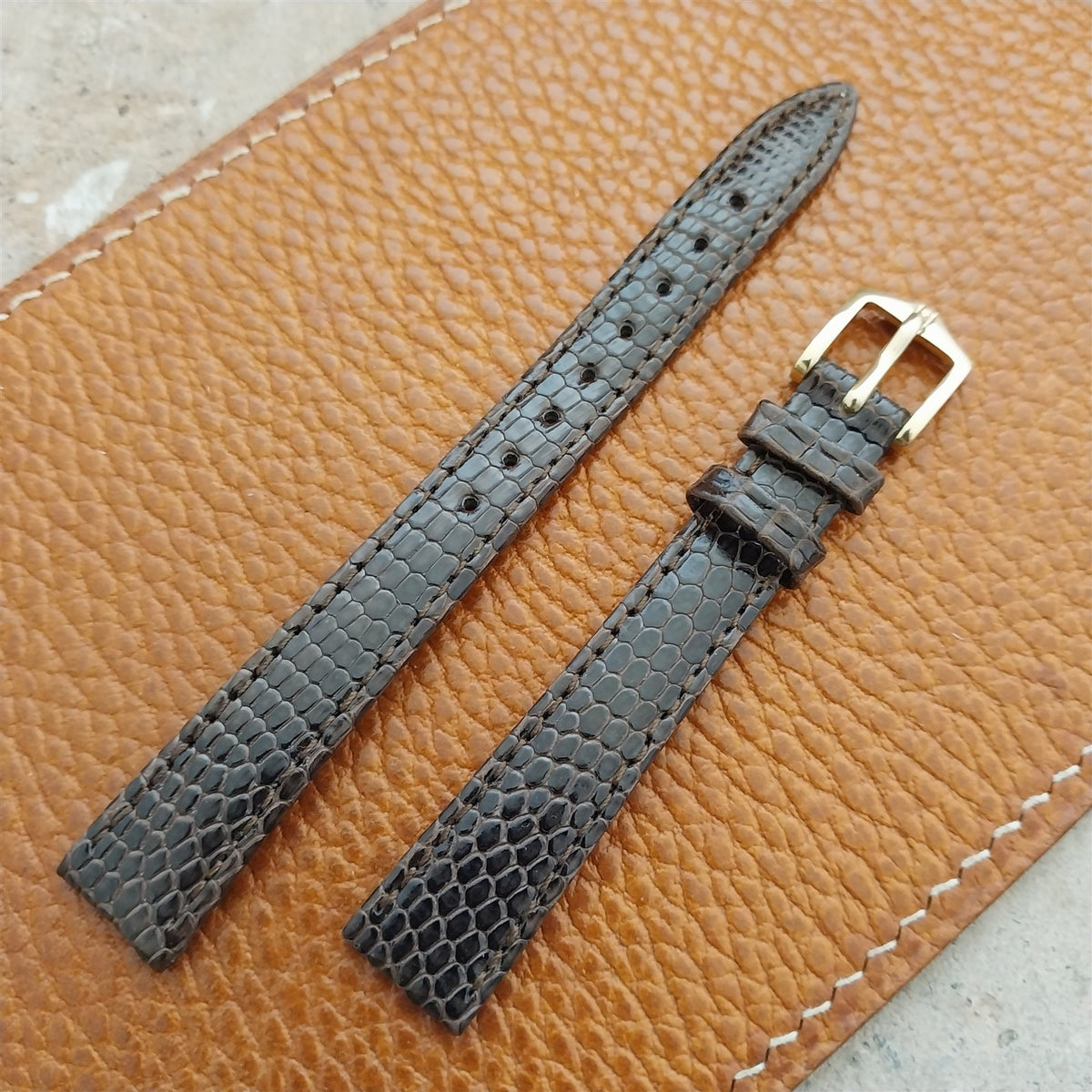 13mm Ladies Hirsch Lizard Watch Strap