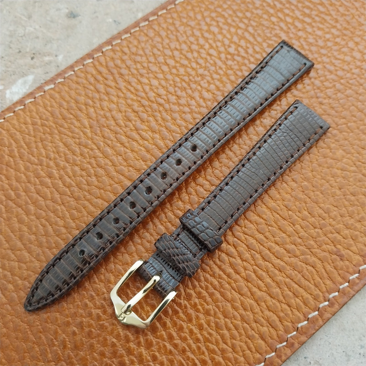 13mm Ladies Hirsch Lizard Watch Strap