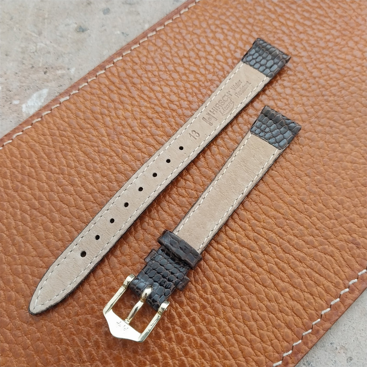 13mm Ladies Hirsch Lizard Watch Strap