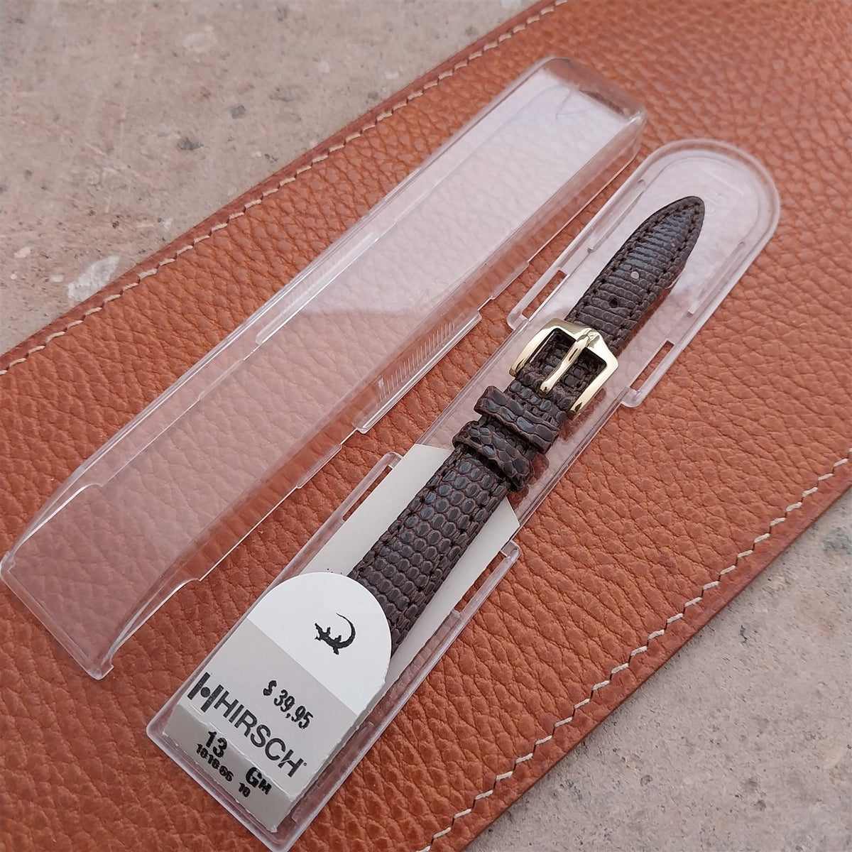 13mm Ladies Hirsch Lizard Watch Strap