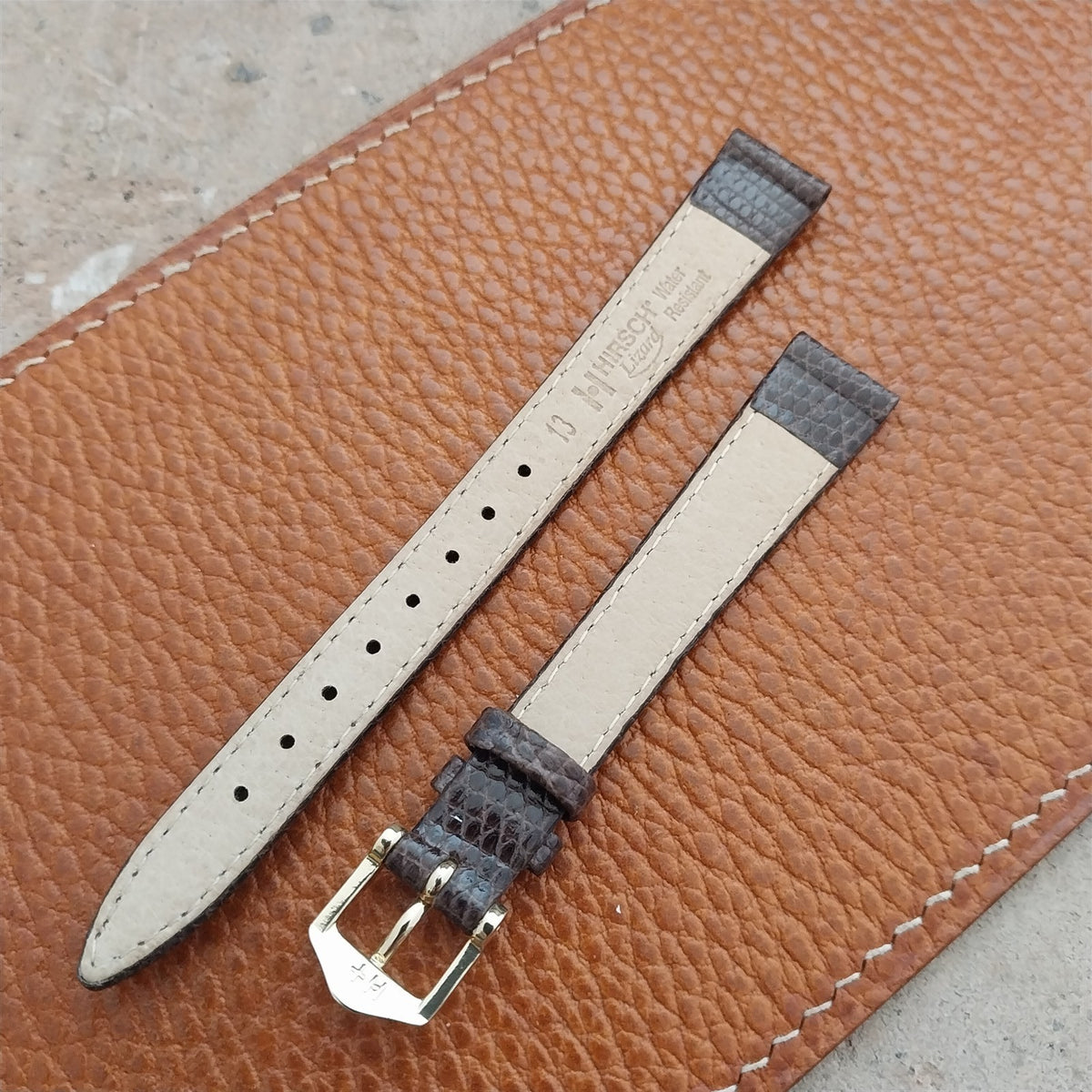 13mm Ladies Hirsch Lizard Watch Strap
