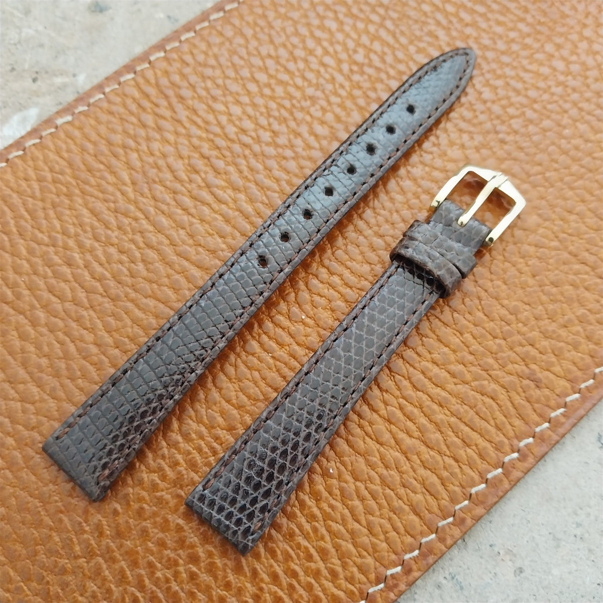 13mm Ladies Hirsch Lizard Watch Strap