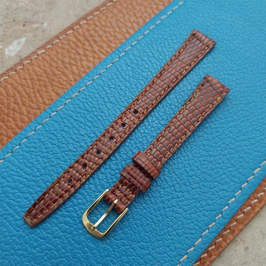 11mm Kreisler Brown Lizard Ladies Vintage Watch Strap