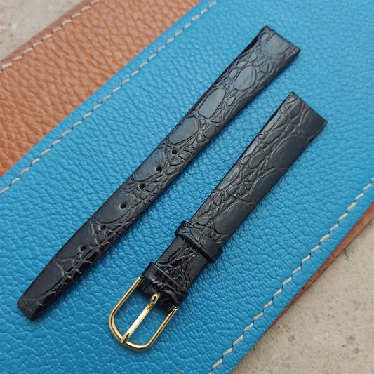 13mm Kreisler Brown Alligator Grain Leather Ladies Watch Strap