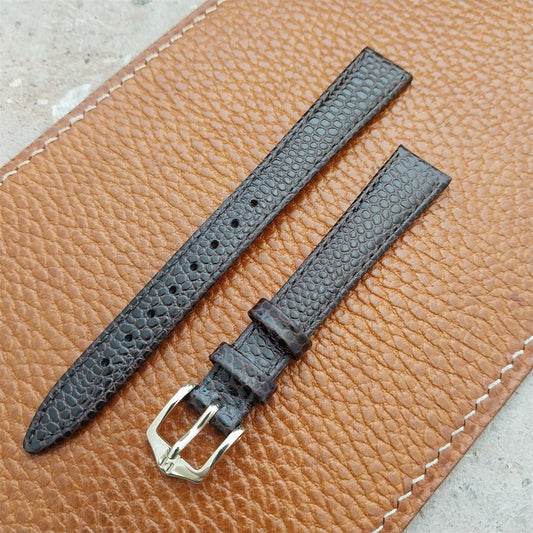 13mm Brown Ladies Hirsch Rainbow Lizard Grain Leather Watch Strap