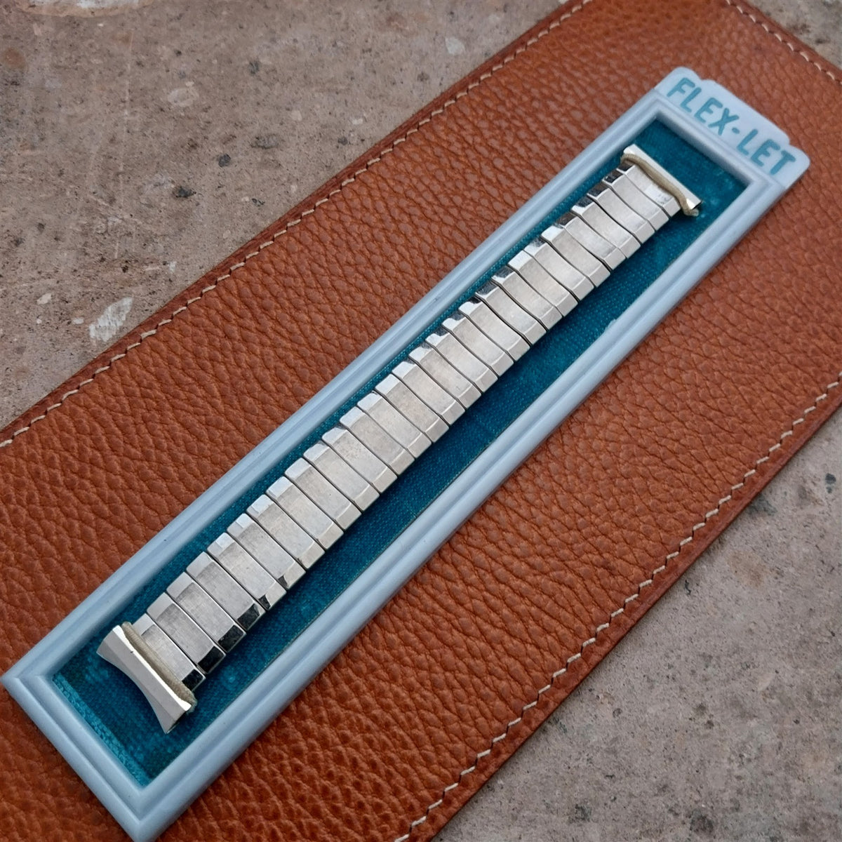 White Gold Filled Flex-Let Renaissance 1960 Unused Vintage Watch Band