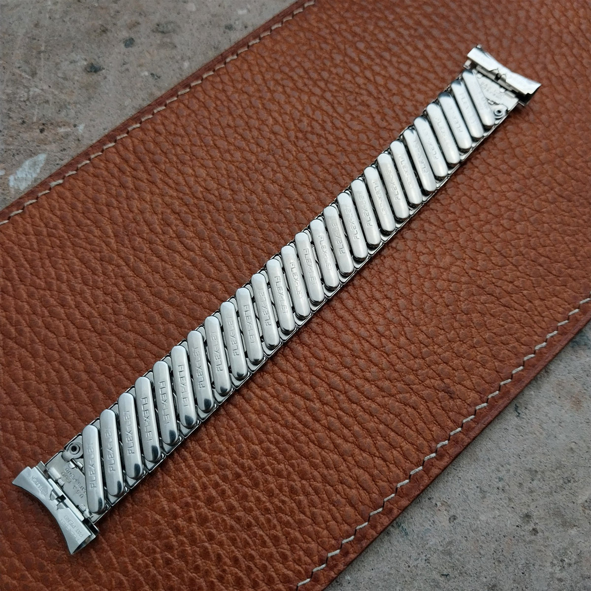 White Gold Filled Flex-Let Renaissance 1960 Unused Vintage Watch Band