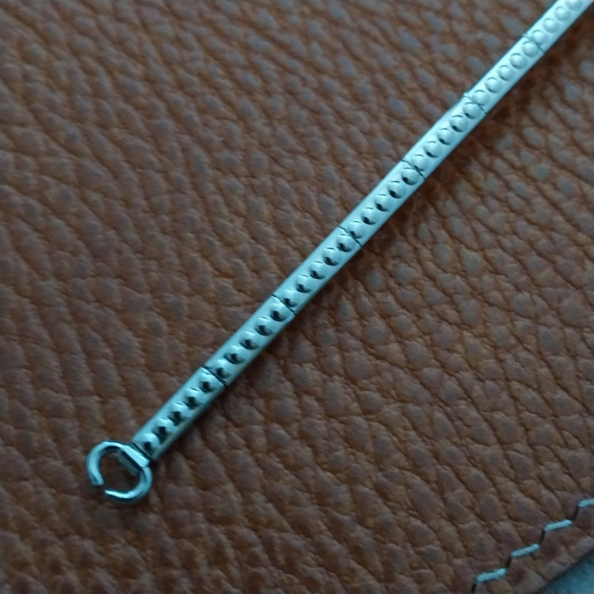 Vintage 1960s Foster White Gold Fill Ladies Cocktail Short Watch Band