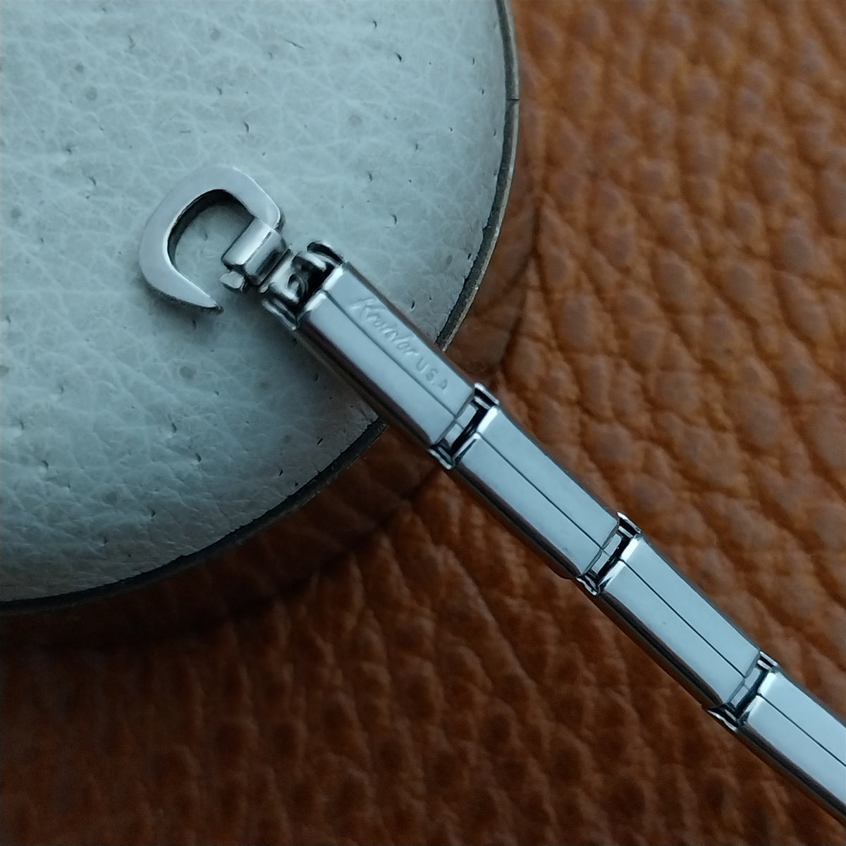Vintage 1960s Kreisler Silver-Tone Ladies Cocktail Watch Band