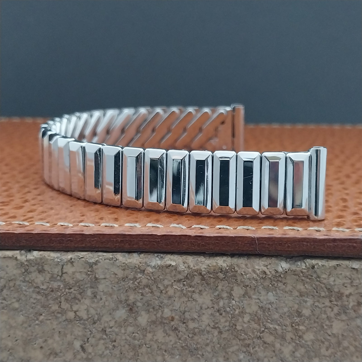 Vintage 1960s Kreisler White Gold Fill Ladies Cocktail Watch Band