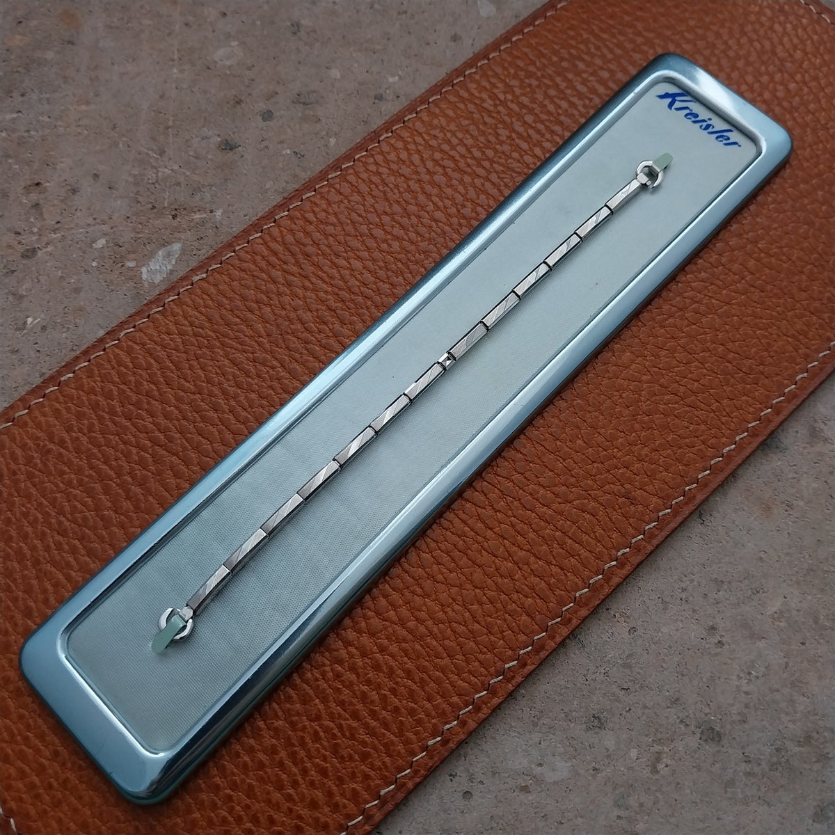 Vintage 1960s Kreisler White Gold-Filled Ladies Cocktail Watch Band
