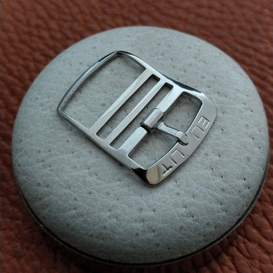 16mm Eulit Stainless Steel Buckle for Single-Pass Watch Strap