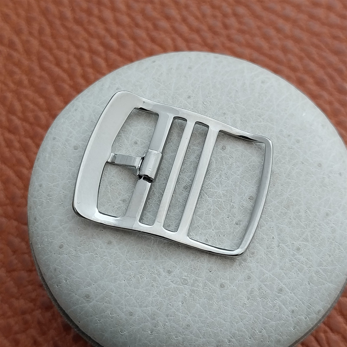 16mm Eulit Stainless Steel Buckle for Single-Pass Watch Strap