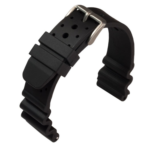 20mm Eulit 136 Black ND Limits Diver Watch Strap