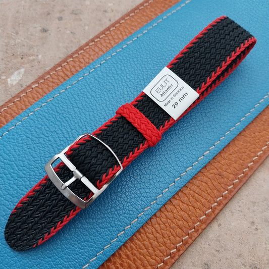 20mm Eulit Atlantic Braided Perlon Single Pass Field Watch Strap