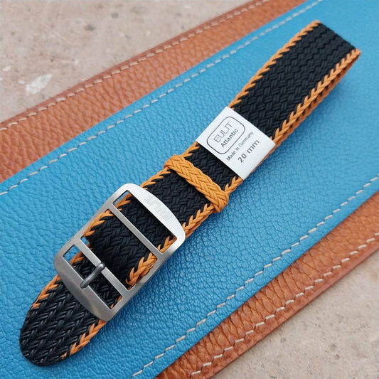 20mm Eulit Atlantic Braided Perlon Single Pass Field Watch Strap