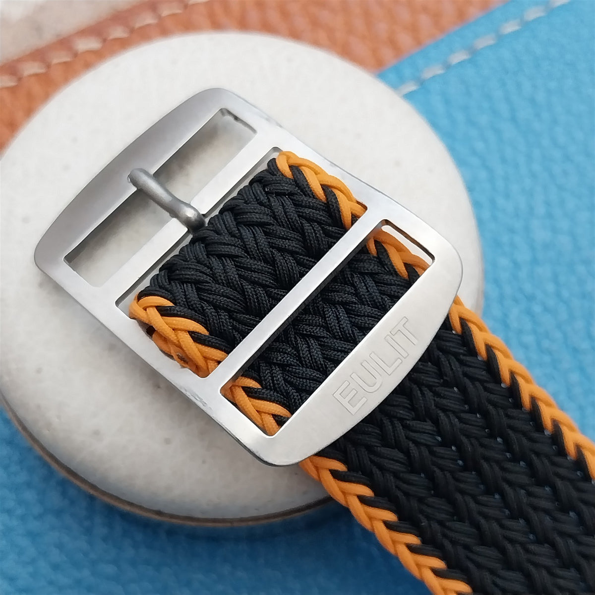 20mm Eulit Atlantic Braided Perlon Single Pass Field Watch Strap