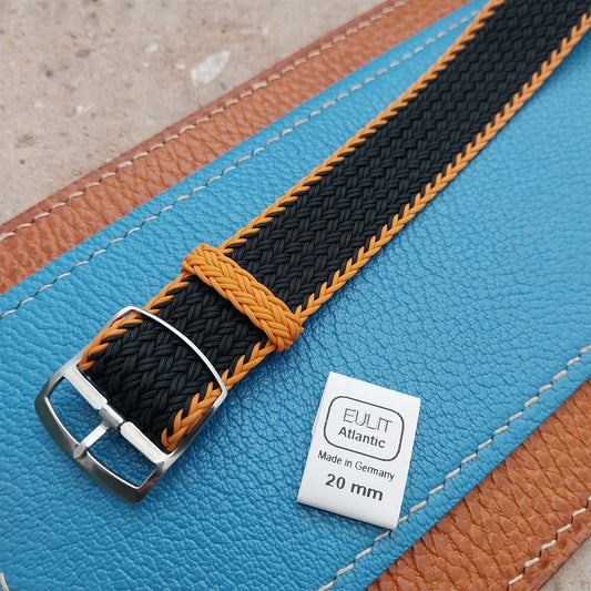 20mm Eulit Atlantic Braided Perlon Single Pass Field Watch Strap