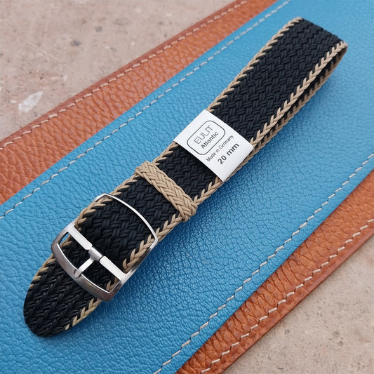 20mm Eulit Atlantic Braided Perlon Single Pass Field Watch Strap