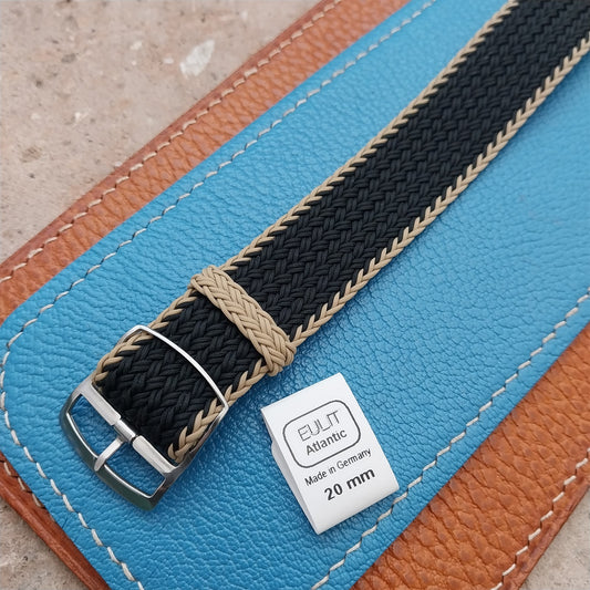 20mm Eulit Atlantic Braided Perlon Single Pass Field Watch Strap