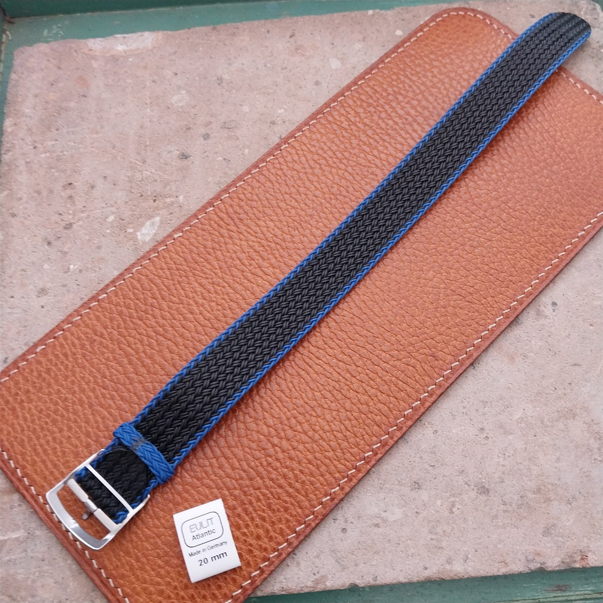 20mm Eulit Atlantic Braided Perlon Single Pass Field Watch Strap