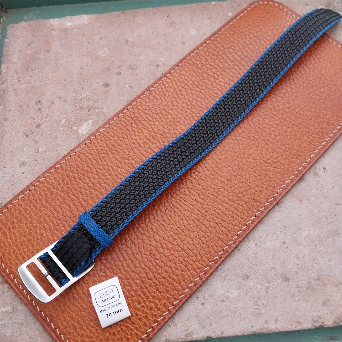 20mm Eulit Atlantic Braided Perlon Single Pass Field Watch Strap
