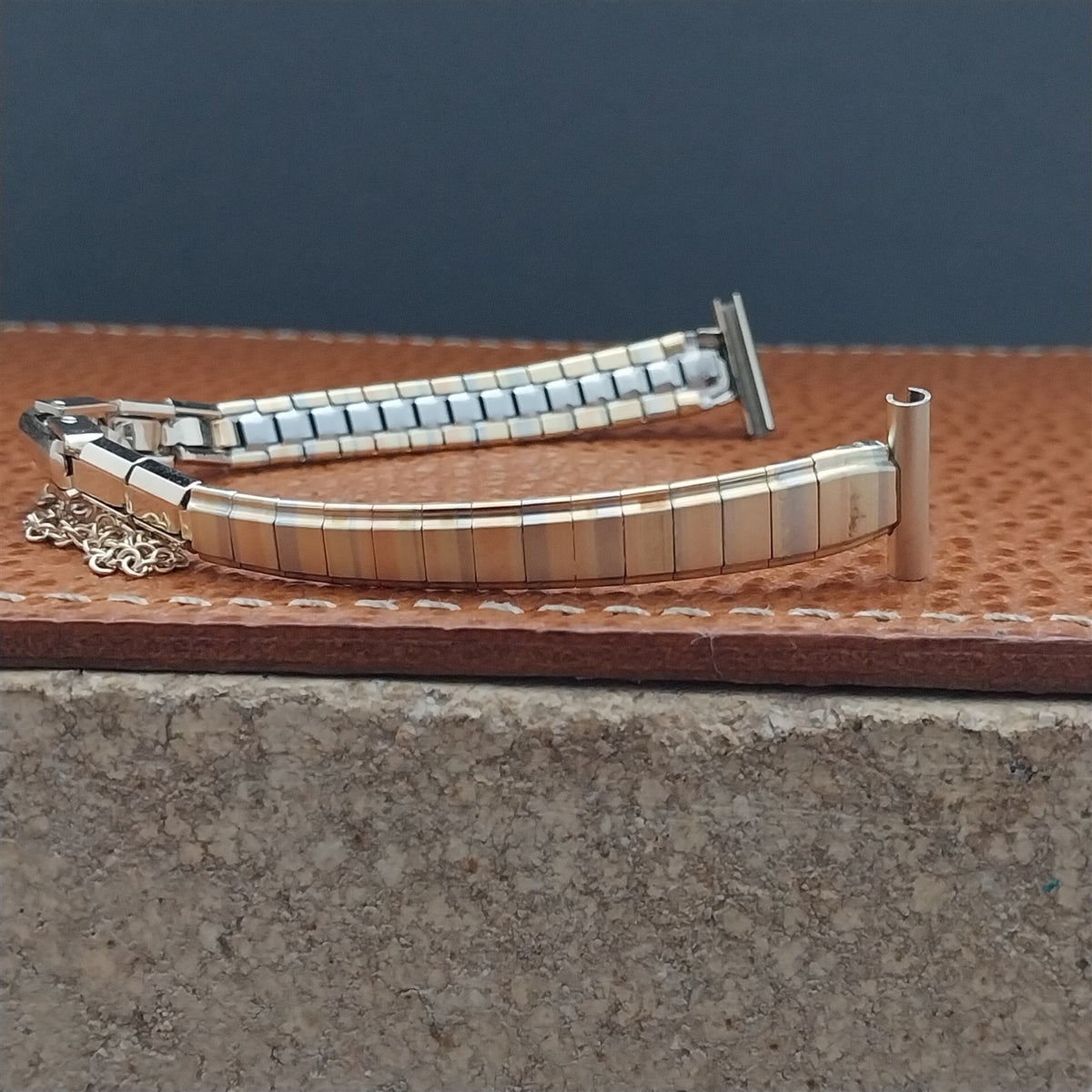 Kreisler Tri-Tone Gold-Filled 1960s Ladies Vintage Cocktail Watch Band
