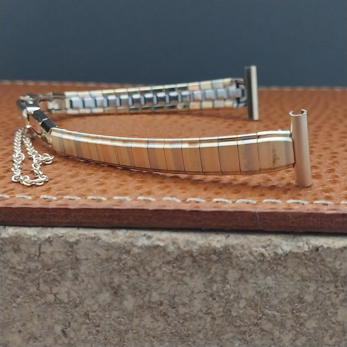 Kreisler Tri-Tone Gold-Filled 1960s Ladies Vintage Cocktail Watch Band
