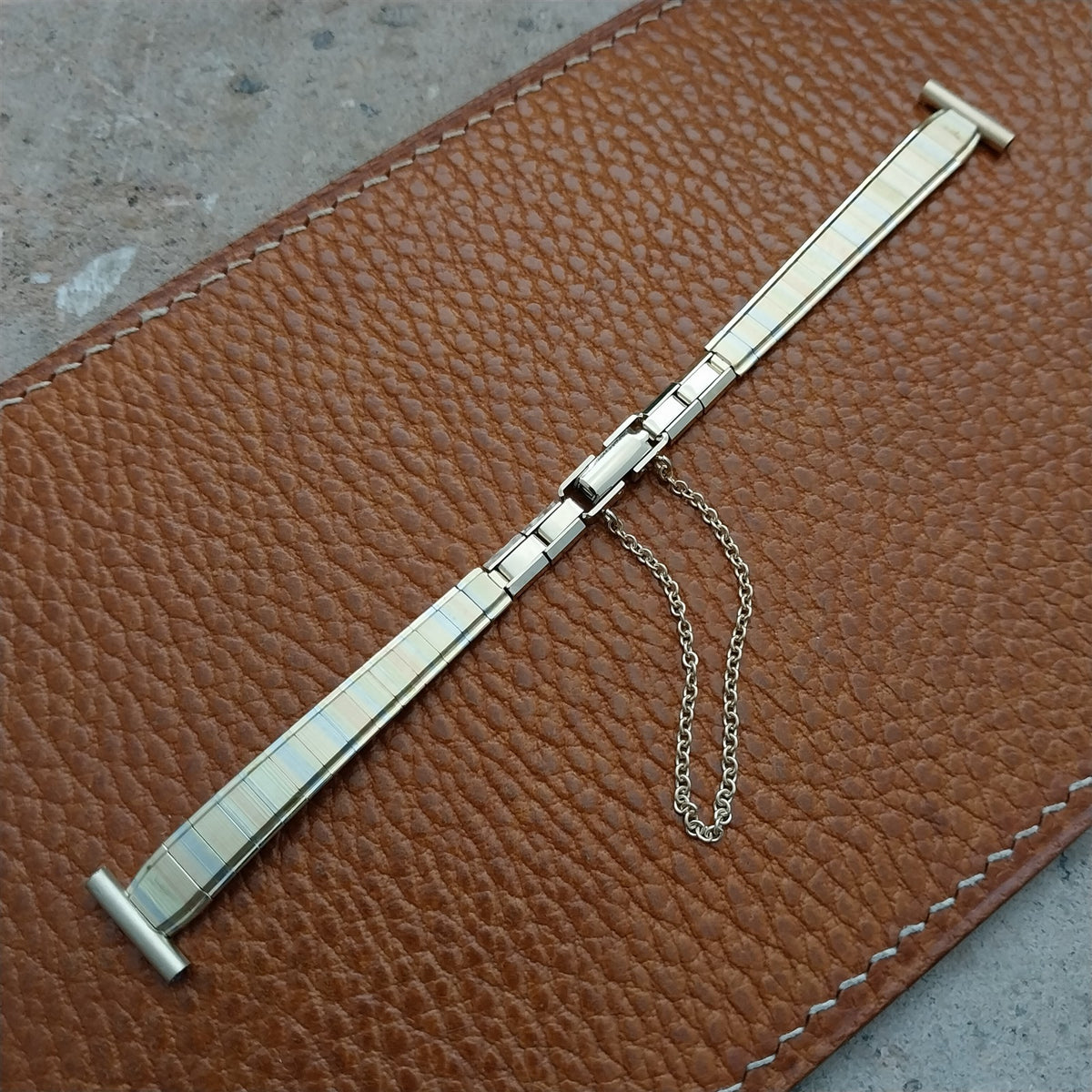 Kreisler Tri-Tone Gold-Filled 1960s Ladies Vintage Cocktail Watch Band