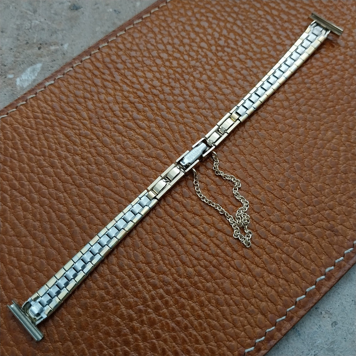 Kreisler Tri-Tone Gold-Filled 1960s Ladies Vintage Cocktail Watch Band