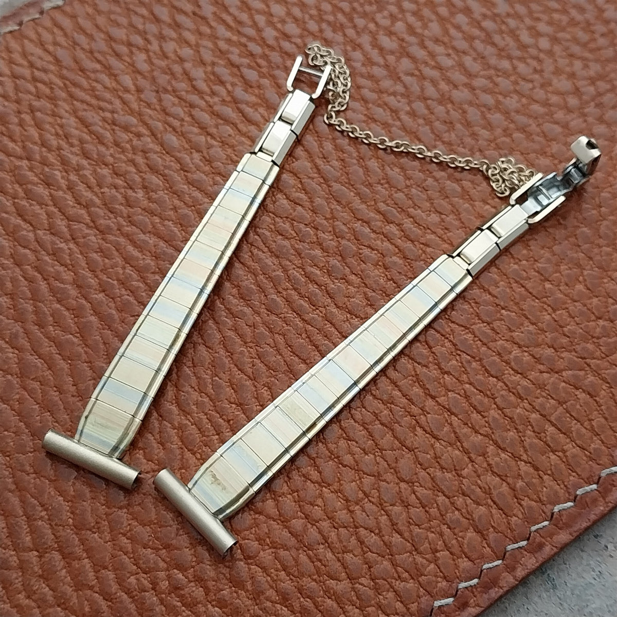 Kreisler Tri-Tone Gold-Filled 1960s Ladies Vintage Cocktail Watch Band