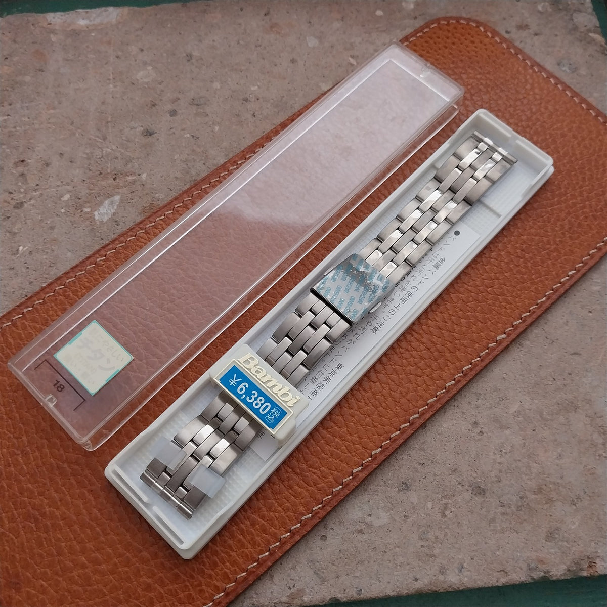 18mm Bambi Japan Titanium Unused Watch Band