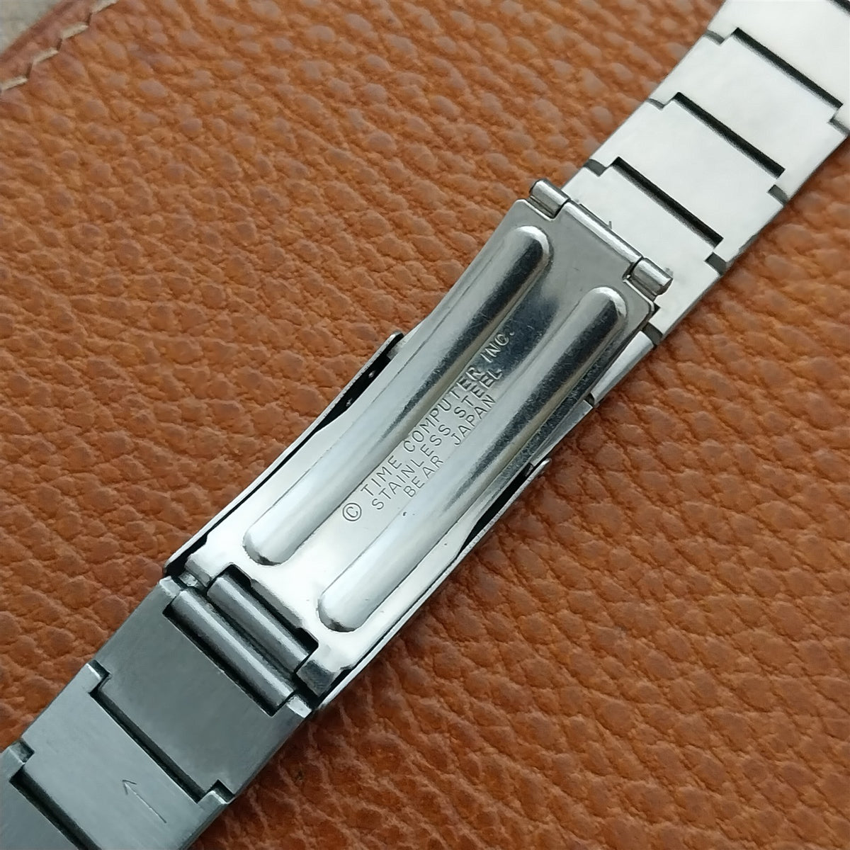 Pulsar LED Time Computer 19mm Stainless Steel Vintage Watch Band