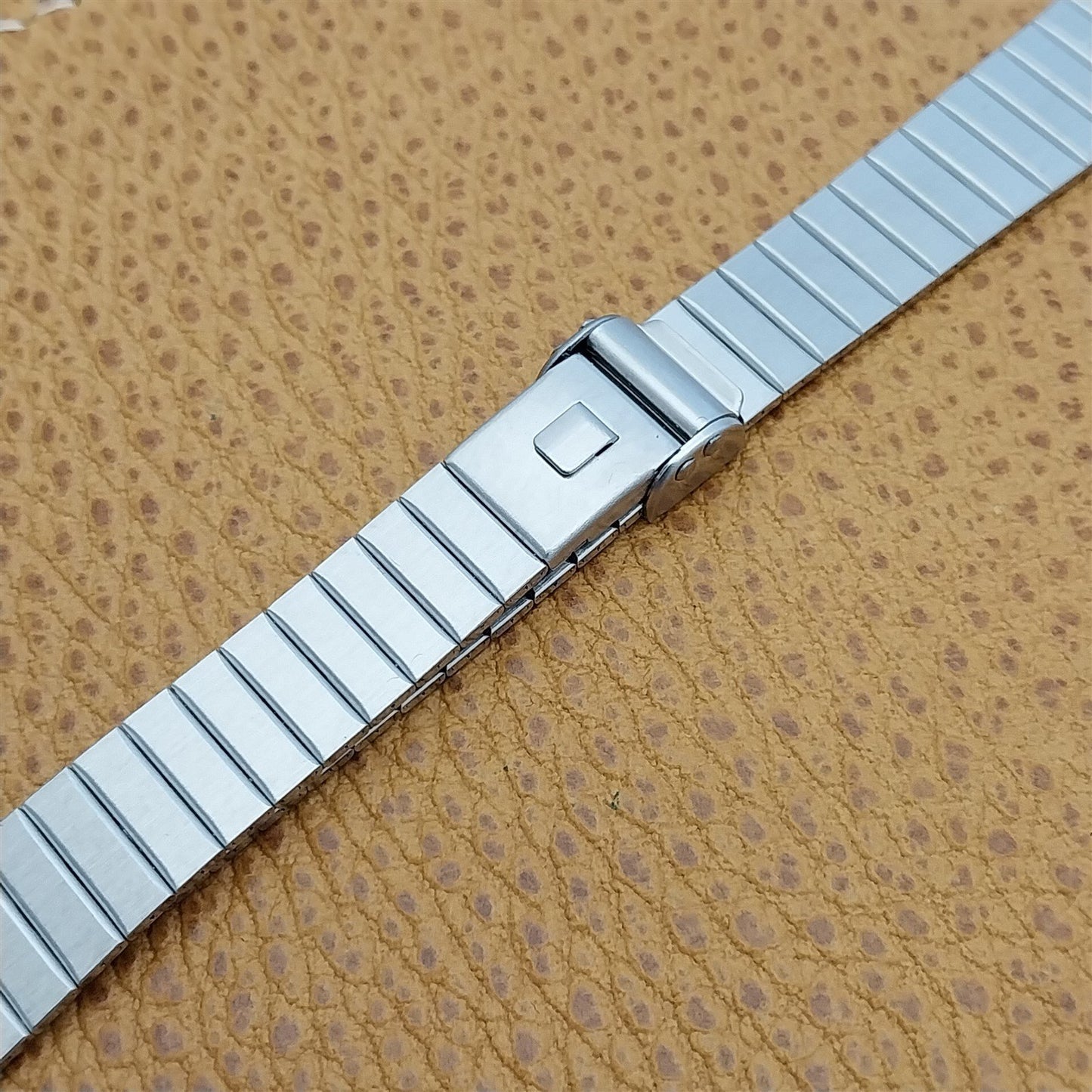 14mm Stainless Steel Ladies JB Champion Bar Link Unused 1970s Vintage Watch Band