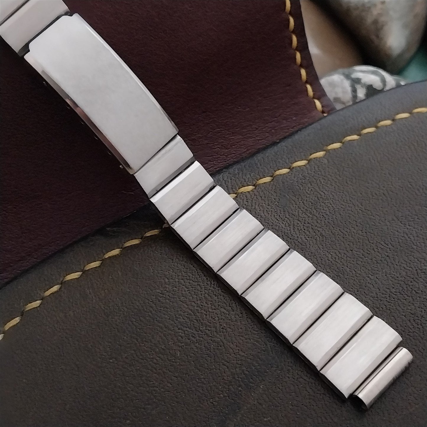 11mm Ladies Stainless Steel 1970s Unused Vintage Watch Band