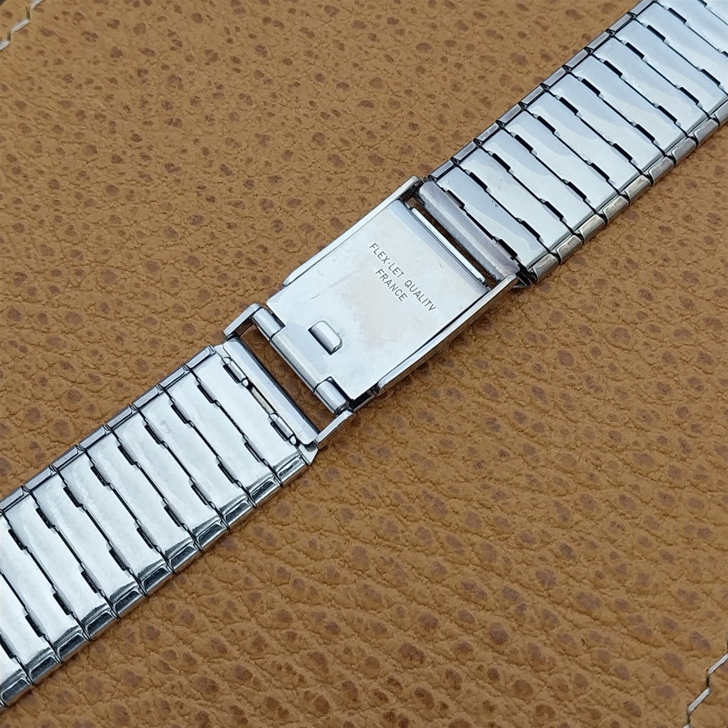 17.2mm 11/16" 1950s Stainless Steel Flex-Let Classic nos Vintage Watch Band