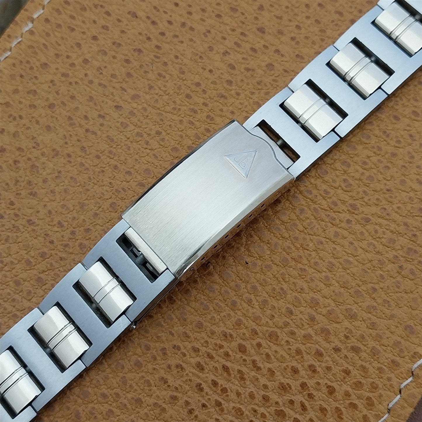 22mm JB Champion Gold-Filled & Stainless Steel Unused 1970s Vintage Watch Band