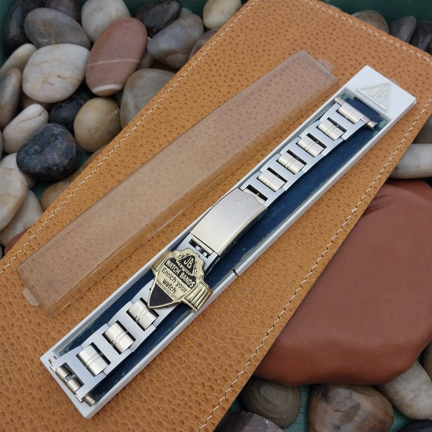 22mm JB Champion Gold-Filled & Stainless Steel Unused 1970s Vintage Watch Band