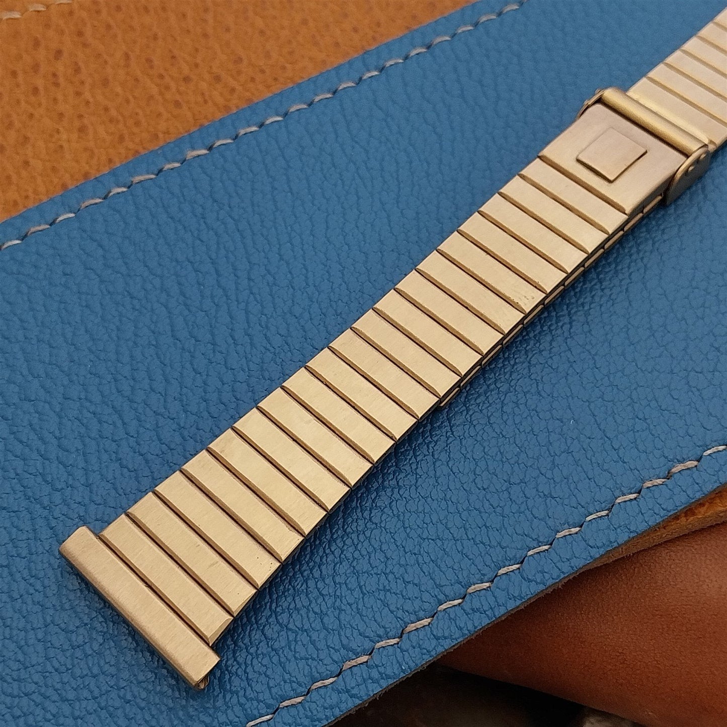 22mm 20mm 19mm JB Champion Gold HGE Unused 1970s Vintage Watch Band