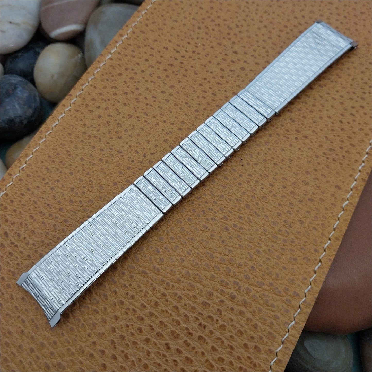 Vintage 19mm 18mm Kreisler Stainless Steel Unused nos 1960s Classic Watch Band