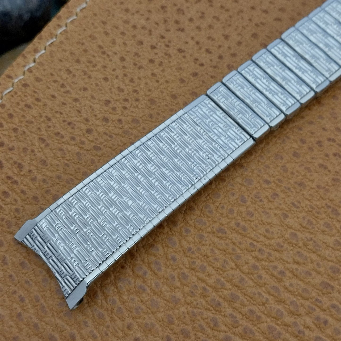 Vintage 19mm 18mm Kreisler Stainless Steel Unused nos 1960s Classic Watch Band